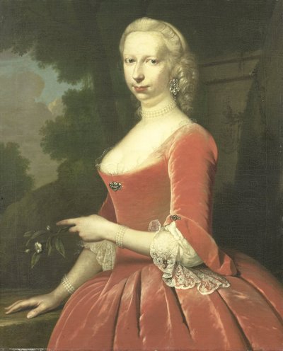 Retrato de mujer de Frans van der Mijn