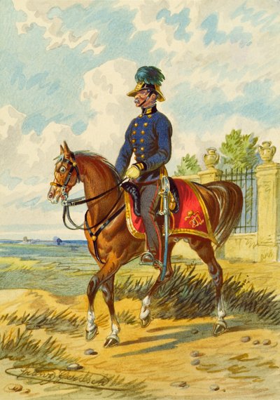 soldado a caballo de Franz Gerasch