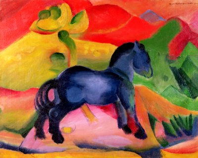 Pequeño caballo azul, 1912 de Franz Marc