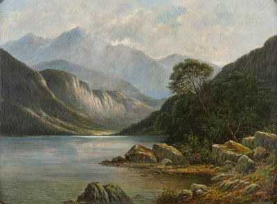 Badersee con Wetterstein de Franz Stephan Paschinger