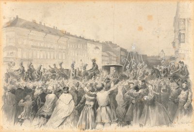 Procesión de Alejandro II, 1862 de Franz Teichel