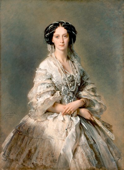 Retrato de María Alexandrovna, 1857 de Franz Xaver Winterhalter