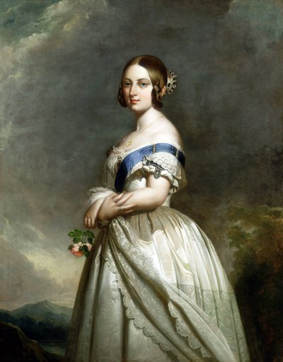 Retrato de la Reina Victoria de Franz Xaver Winterhalter