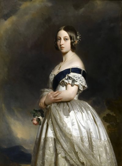 Retrato de la Reina Victoria de Franz Xaver Winterhalter