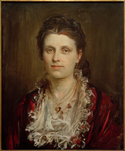 Retrato de Dama de Franz von Lenbach