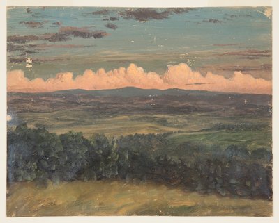 Catskills desde Hudson, Nueva York de Frederic Edwin Church