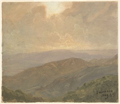 Cielos nublados, Jamaica de Frederic Edwin Church