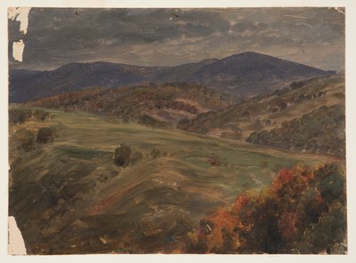 Paisaje montañoso, principios de otoño de Frederic Edwin Church