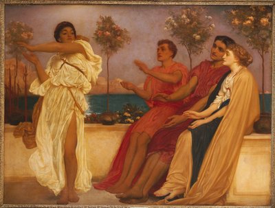 Chica griega bailando de Frederic Leighton