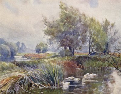 El Avon, debajo de Stratford-on-Avon de Frederick William Newton Whitehead