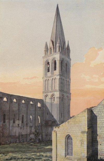 Beaulieu-les-Loches, Iglesia abacial, Campanario noreste de French Photographer