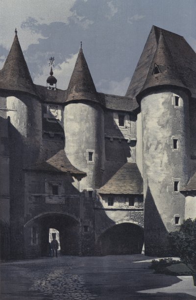 Fougeres-sur-Bievre, Castillo, Fachada hacia el patio de French Photographer