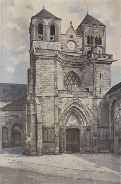 Souvigny, Iglesia, Fachada Oeste de French Photographer