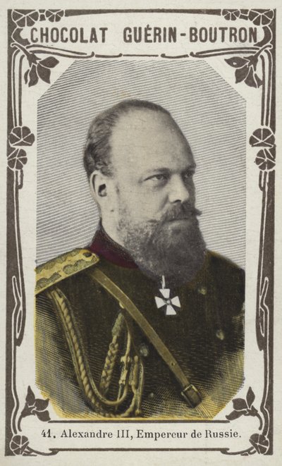 Alejandro III, Emperador de Rusia de French School