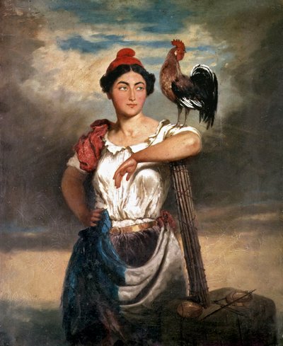 Alegoría de la República en 1848 de French School