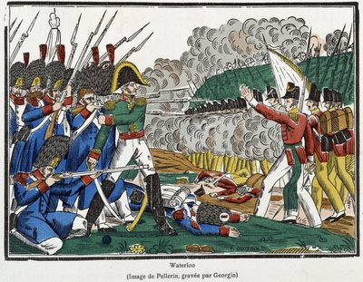 Batalla de Waterloo, 18 de junio de French School