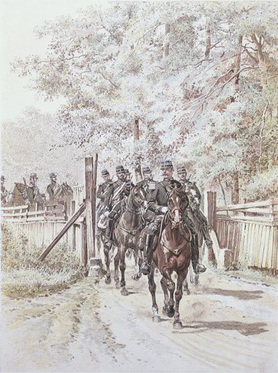 Gendarmería rural, c.1887 de French School