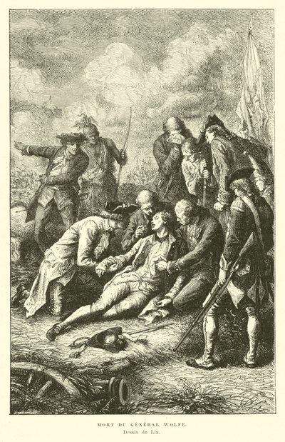 Muerte del General Wolfe, 1759 de French School