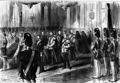 Funeral de la emperatriz rusa María Alexandrovna de French School