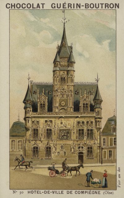 Hotel de Ville de Compiègne, Oise de French School