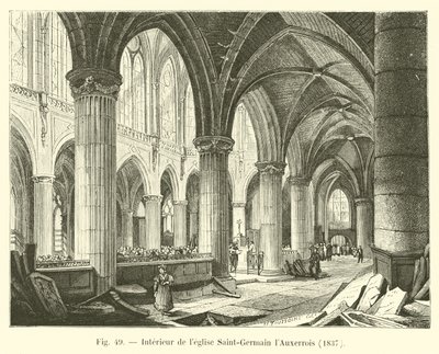 Interior de la iglesia Saint-Germain l