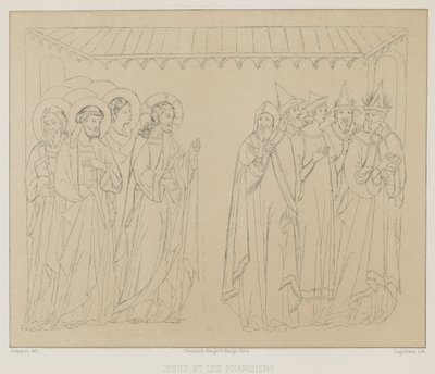 Jesús y los fariseos de French School