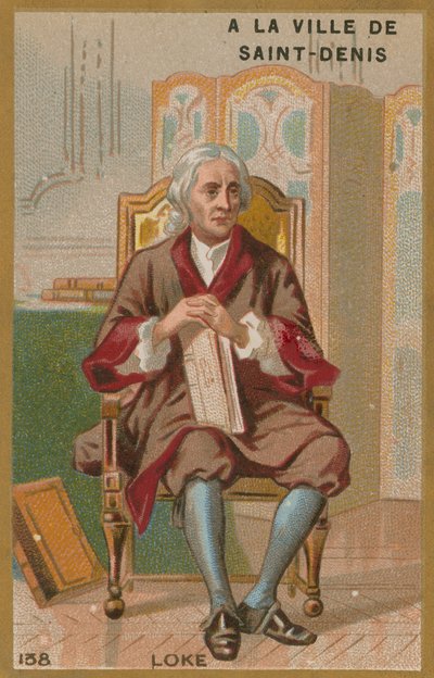 John Locke, filósofo inglés de la Ilustración de French School