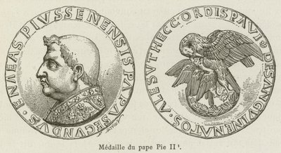 Medalla del Papa Pío II de French School