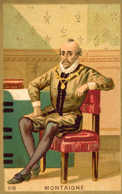 Michel de Montaigne, escritor y filósofo francés de French School