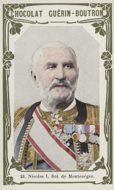 Nicolás I, Rey de Montenegro de French School