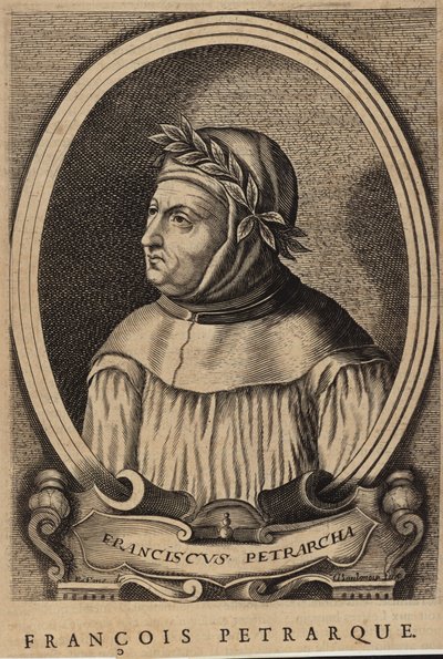 Retrato de Francesco Petrarca de French School