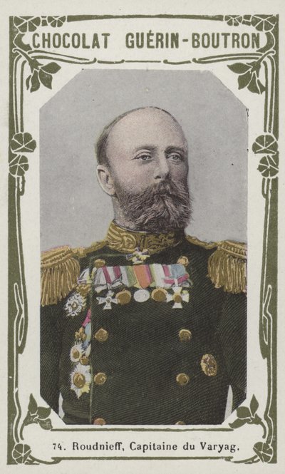 Capitán Roudnieff del Varyag de French School