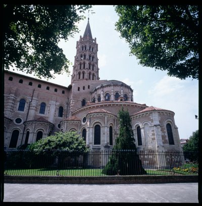 St. Sernin, comenzada c.1075-80 de French School