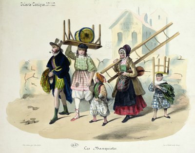 Los Banquistes, c.1820-30 de French School