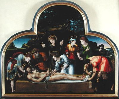 El entierro o, El desmayo de la Virgen de French School