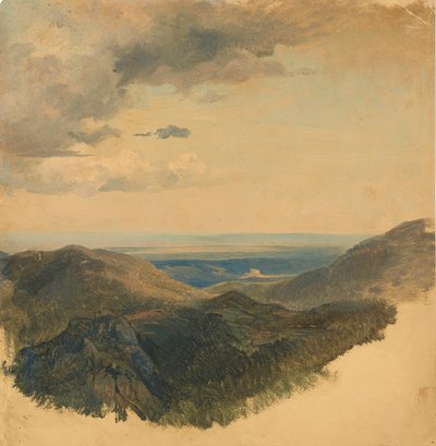 Vista del valle del Danubio de Friedrich August Mathias Gauermann