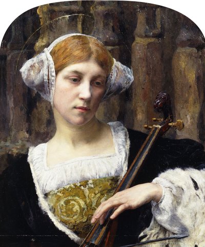 El Violonchelista; La Mujer con el Violonchelo de Friedrich Edouard Meyerheim