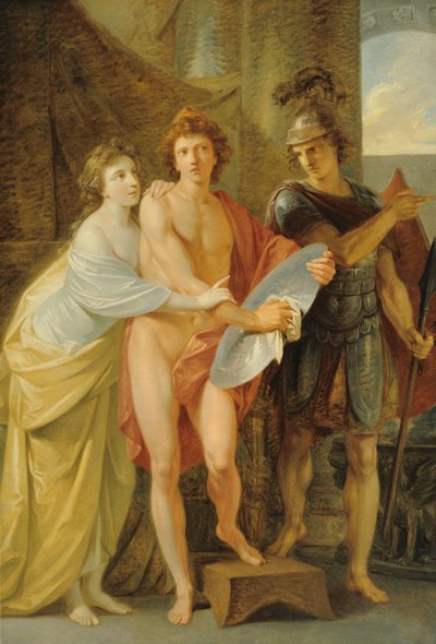 El adiós de Héctor a Andrómaca de Friedrich Heinrich Fuger
