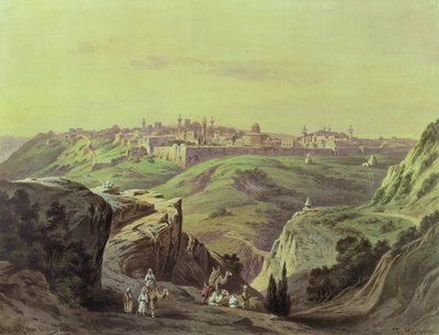 Vista de Jerusalén de Friedrich Perlberg