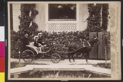 Niños en un pequeño autocar de Friedrich Schiller