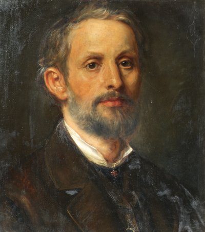 Auto retrato de Friedrich Staudinger