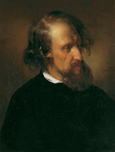 El pintor Josef Kriehuber de Friedrich von Amerling