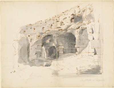 Las Ruinas de un Anfiteatro Antiguo de Gaspar van Wittel