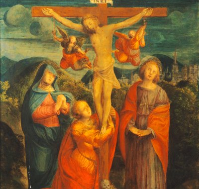 Crucifixión, por Gaudenzio Ferrari de Gaudenzio Ferrari