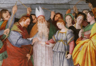 El matrimonio de la Virgen de Gaudenzio Ferrari