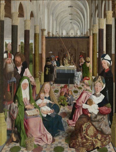 El parentesco sagrado, c.1495 de Geertgen Tot sint Jans