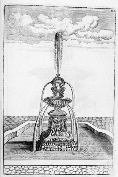 Diseño de fuente, 1664 de Georg Andreas Bockler