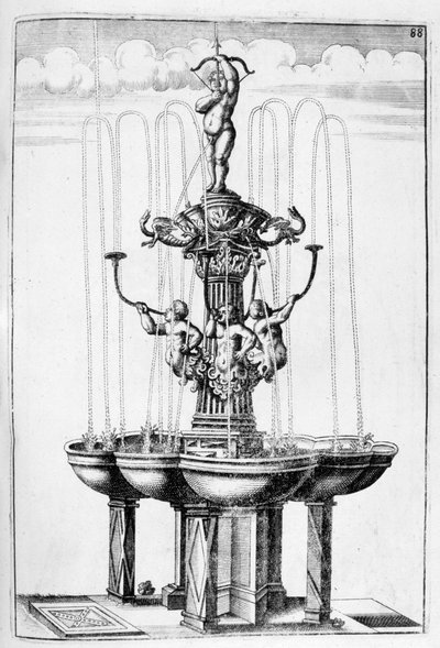 Diseño de Fuente, 1664 de Georg Andreas Bockler