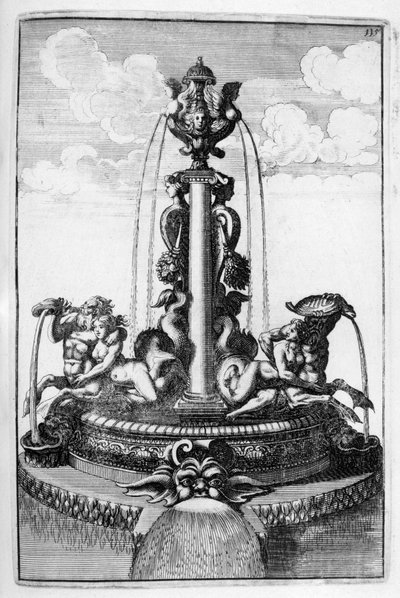 Diseño de fuente, 1664 de Georg Andreas Bockler