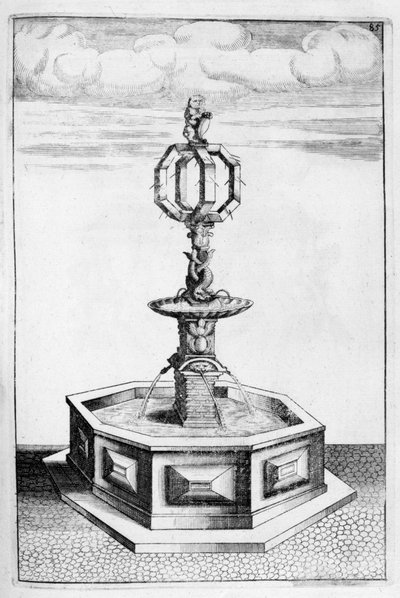 Diseño de fuente, 1664 de Georg Andreas Bockler